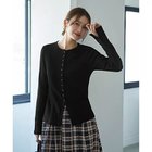【スタイルデリ/STYLE DELI】のボタンいっぱいリブカットソートップス ブラック|ID:prp329100004725209