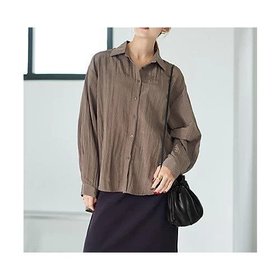 【スタイルデリ/STYLE DELI】のシワ加工グロッシーシャツ 人気、トレンドファッション・服の通販 founy(ファニー) ファッション Fashion レディースファッション Fashion for Women トップス・カットソー Cut & Sew Tops シャツ・ブラウス・オフィスカジュアル Elegant Blouses & Button-Ups イエロー Yellow インナー Innerwear カフス Cuff Design サテン Satin, Glossy Fabric ジャケット Jacket, Outerwear スリット Slit, Slit Detail タートル Turtleneck, Turtle Collar 長袖 Long Sleeve, Full Sleeve バランス Balance, Style Balance フォルム Silhouette, Form フロント Front, Front Design ポケット Pocket, Pocket Detail 旅行 Travel エレガント 上品 Elegant |ID:prp329100004725211