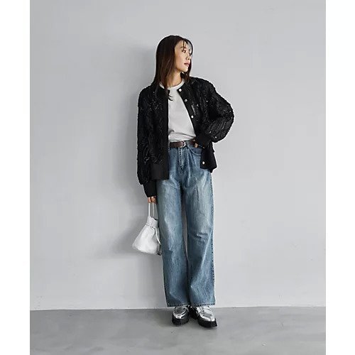 【スタイルデリ/STYLE DELI】の【LUXE】チュールにデコレーションカーディガン 人気、トレンドファッション・服の通販 founy(ファニー) 　ファッション　Fashion　レディースファッション　Fashion for Women　トップス・カットソー　Cut & Sew Tops　カーディガン・羽織り　Layered Style Cardigans　カーディガン　Cardigan, Knitwear　軽量　Lightweight, Ultra Light　サロペット　Overalls, Salopette　ジャケット　Jacket, Outerwear　ストレート　Straight, Straight Cut　スリット　Slit, Slit Detail　スーツ　Suit, Formalwear　チュール　Tulip, Tulip Motif　ノースリーブ　Sleeveless, No-Sleeve　長袖　Long Sleeve, Full Sleeve　パール　Pearl, Pearl Accent　フロント　Front, Front Design　ブルゾン　Blouson, Bomber Jacket　無地　Plain, Solid Color　冬　Winter / This Winter　夏　Summer　other-3|ID: prp329100004725214 ipo3291000000036045320
