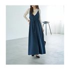 【スタイルデリ/STYLE DELI】のジョーゼット生地キャミ型フレアジャンパースカート コバルトブルー|ID:prp329100004725216
