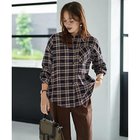 【スタイルデリ/STYLE DELI】の立体ステッチチェック柄シャツ 人気、トレンドファッション・服の通販 founy(ファニー) ファッション Fashion レディースファッション Fashion for Women トップス・カットソー Cut & Sew Tops シャツ・ブラウス・オフィスカジュアル Elegant Blouses & Button-Ups インナー Innerwear 春 Spring チェック Check, Plaid, Tartan フロント Front, Front Design プリント Print, Printed Pattern ポケット Pocket, Pocket Detail ミックス Mix, Mixed Style A/W・秋冬 Autumn/Winter thumbnail ブラックミックス|ID: prp329100004727465 ipo3291000000034153467