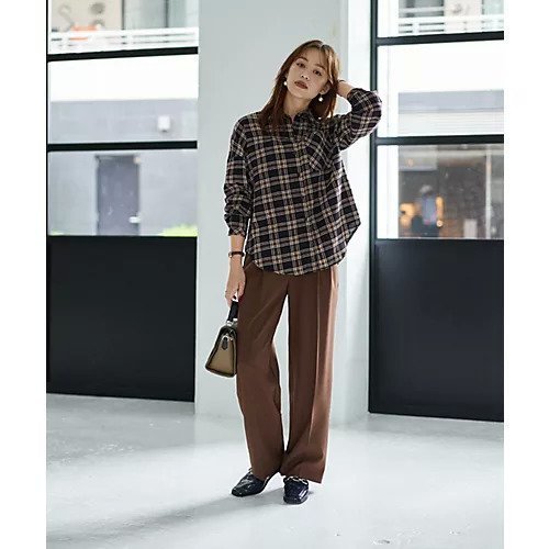 【スタイルデリ/STYLE DELI】の立体ステッチチェック柄シャツ 人気、トレンドファッション・服の通販 founy(ファニー) 　ファッション　Fashion　レディースファッション　Fashion for Women　トップス・カットソー　Cut & Sew Tops　シャツ・ブラウス・オフィスカジュアル　Elegant Blouses & Button-Ups　インナー　Innerwear　春　Spring　チェック　Check, Plaid, Tartan　フロント　Front, Front Design　プリント　Print, Printed Pattern　ポケット　Pocket, Pocket Detail　ミックス　Mix, Mixed Style　A/W・秋冬　Autumn/Winter　other-2|ID: prp329100004727465 ipo3291000000034153468