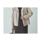 【スタイルデリ/STYLE DELI】のフェイクレザーライダースブルゾン 人気、トレンドファッション・服の通販 founy(ファニー) ファッション Fashion レディースファッション Fashion for Women アウター Coat / Outerwear Collection ブルゾンジャケット・スポーティアウター Blouson Jackets ライダースジャケット / レザースタイル Riders Jackets & Biker Style アンダー Underwear Essentials コンパクト Compact, Small Size 軽量 Lightweight, Ultra Light ジャケット Jacket, Outerwear スリット Slit, Slit Detail ダメージ Distressed, Destroyed 定番 Standard, Basic Item バランス Balance, Style Balance フェイクレザー Faux Leather, PU Leather フェミニン Feminine, Girly フォルム Silhouette, Form フレア Flare, Flared フロント Front, Front Design ブルゾン Blouson, Bomber Jacket ポケット Pocket, Pocket Detail ライダースジャケット Riders, Biker Jacket おすすめ Recommended / Our Picks 夏 Summer ビジネス 仕事 通勤 Business / Work / Commuting thumbnail グレイッシュホワイト|ID: prp329100004727488 ipo3291000000034153673