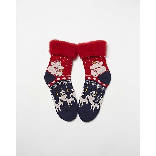 【フロムエフ/from F / GOODS】のムーミン&フローレン もこもこソックス インテリア・キッズ・メンズ・レディースファッション・服の通販 founy(ファニー) お家時間・ステイホーム Stay Home / At Home ギフト プレゼント Gift / Present ソックス Socks, Hosiery モチーフ Motif, Design Theme 抗菌 Antibacterial, Bacteria-Resistant red(halata/ハグ)|ID: prp329100004727493 ipo3291000000034153708
