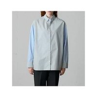 【ミディウミ/MidiUmi】のTWO&MOREストライプシャツ 人気、トレンドファッション・服の通販 founy(ファニー) ファッション Fashion レディースファッション Fashion for Women トップス・カットソー Cut & Sew Tops シャツ・ブラウス・オフィスカジュアル Elegant Blouses & Button-Ups ストライプ Stripe, Striped Pattern スリット Slit, Slit Detail タイプライター Typewriter Fabric, Crisp Cotton ビッグ Big, Oversized ブラウジング Blouson Silhouette, Cinched Waist ブロード Broadcloth, Fine Cotton 無地 Plain, Solid Color |ID:prp329100004727738