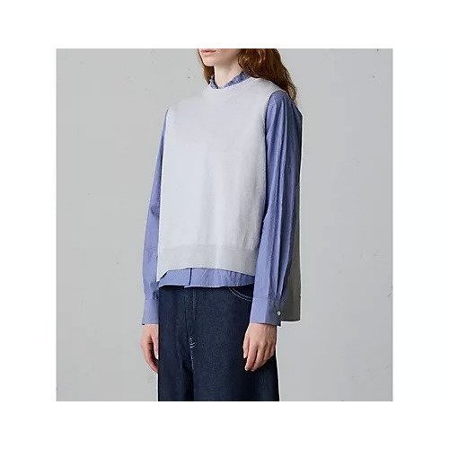 【ミディウミ/MidiUmi】のサイドリボンベスト 人気、トレンドファッション・服の通販 founy(ファニー) 　ファッション　Fashion　レディースファッション　Fashion for Women　アウター　Coat / Outerwear Collection　トップス・カットソー　Cut & Sew Tops　ベスト&ジレ / 重ね着スタイル　Vests & Gilets　カットソー　Cut and Sewn Top　ベスト　Vest, Waistcoat　ベーシック　Basic, Essential　リボン　Ribbon, Bow　今季　This Season, Current Season　再入荷　Restock / Back in Stock　定番　Standard, Basic Item　other-2|ID: prp329100004727909 ipo3291000000035848900