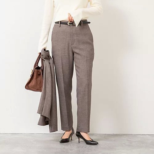 【ノーリーズソフィー/NOLLEY'S sophi】の《セットアップ対応》ウォッシャブルウール調テーパードパンツ インテリア・キッズ・メンズ・レディースファッション・服の通販 founy(ファニー) ファッション Fashion レディースファッション Fashion for Women セットアップ Matching Sets レディースパンツ・ボトムス Pants & Trousers / Bottoms 2025年 2025 2025-2026秋冬・A/W Autumn/Winter 2025–26 AW25–26 ジャケット Jacket, Outerwear ストレッチ Stretch, Stretchy Fabric セットアップ Set-Up, Coordinated Outfit センター Center, Center Line タイトスカート Pencil Skirt, Tight Skirt トレンド Trend, Trending Now ブラウンベージュ系3|ID: prp329100004727914 ipo3291000000034157452