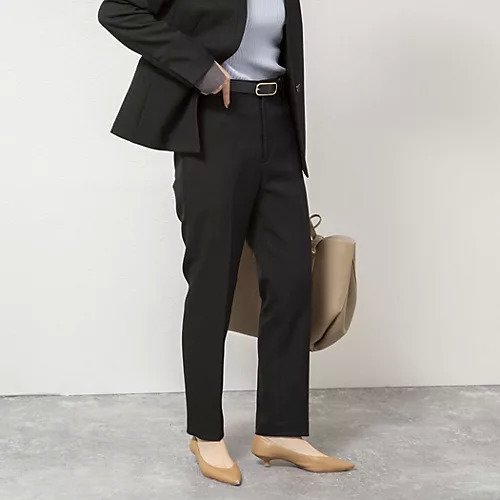 【ノーリーズソフィー/NOLLEY'S sophi】の《セットアップ対応》ウォッシャブルウール調テーパードパンツ インテリア・キッズ・メンズ・レディースファッション・服の通販 founy(ファニー) ファッション Fashion レディースファッション Fashion for Women セットアップ Matching Sets レディースパンツ・ボトムス Pants & Trousers / Bottoms 2025年 2025 2025-2026秋冬・A/W Autumn/Winter 2025–26 AW25–26 ジャケット Jacket, Outerwear ストレッチ Stretch, Stretchy Fabric セットアップ Set-Up, Coordinated Outfit センター Center, Center Line タイトスカート Pencil Skirt, Tight Skirt トレンド Trend, Trending Now ブラック|ID: prp329100004727914 ipo3291000000034555415