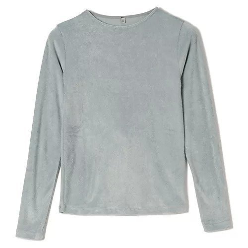 【ベースレンジ/Baserange】のOMO LONG SLEEVE TEE インテリア・キッズ・メンズ・レディースファッション・服の通販 founy(ファニー) https://founy.com/ ファッション Fashion レディースファッション Fashion for Women トップス・カットソー Cut & Sew Tops 2025年 2025 2025-2026秋冬・A/W Autumn/Winter 2025–26 AW25–26 フィット Fit, Slim Fit ベロア Velour, Soft Velvet ロング Long, Long-Length 洗える Machine Washable |ID: prp329100004729553 ipo3291000000034433794