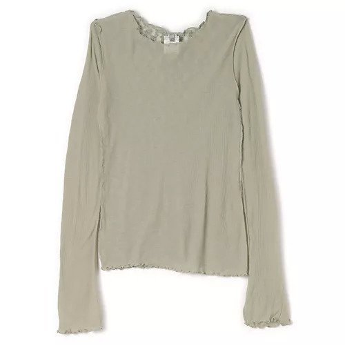 【ベースレンジ/Baserange】のKENRU LONG SLEEVE TEE 人気、トレンドファッション・服の通販 founy(ファニー) 　ファッション　Fashion　レディースファッション　Fashion for Women　トップス・カットソー　Cut & Sew Tops　2025年　2025　2025-2026秋冬・A/W　Autumn/Winter 2025–26 AW25–26　レース　Lace, Lace Fabric　洗える　Machine Washable　 other-1|ID: prp329100004729556 ipo3291000000034166765