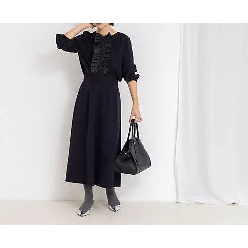 【ノーリーズ/NOLLEY'S】の《セットアップ対応》ウォッシャブルウール調2WAYフリルブラウス 人気、トレンドファッション・服の通販 founy(ファニー) 　ファッション　Fashion　レディースファッション　Fashion for Women　トップス・カットソー　Cut & Sew Tops　シャツ・ブラウス・オフィスカジュアル　Elegant Blouses & Button-Ups　2025年　2025　2025-2026秋冬・A/W　Autumn/Winter 2025–26 AW25–26　ウォッシュ　Washed Finish　セットアップ　Set-Up, Coordinated Outfit　フリル　Frill, Ruffle　長袖　Long Sleeve, Full Sleeve　other-2|ID: prp329100004729564 ipo3291000000034166794