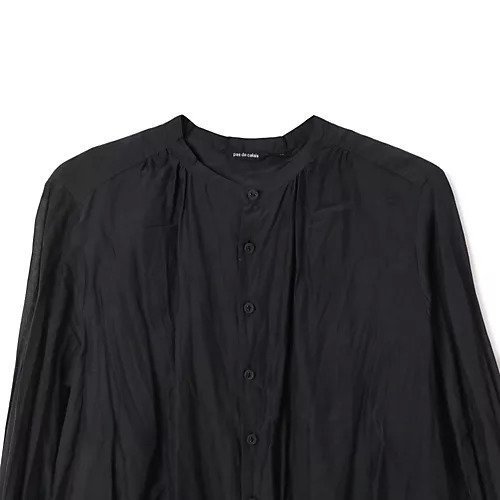 【パドカレ/pas de calais】の25AWコットンシルクローンBL 人気、トレンドファッション・服の通販 founy(ファニー) 　ファッション　Fashion　レディースファッション　Fashion for Women　2025年　2025　2025-2026秋冬・A/W　Autumn/Winter 2025–26 AW25–26　カットオフ　Cut-Off Design　ギャザー　Gathered, Ruffled　バランス　Balance, Style Balance　洗える　Machine Washable　other-3|ID: prp329100004729565 ipo3291000000034166801