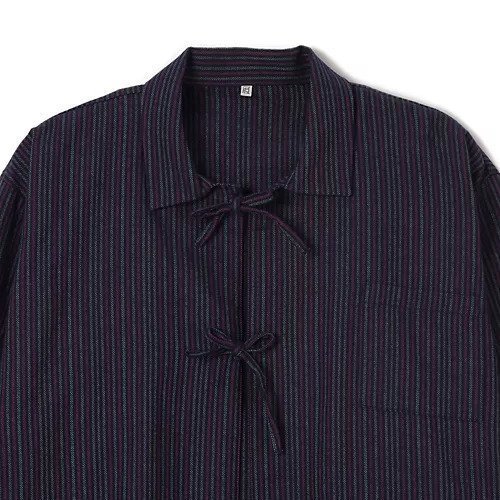 【ベースレンジ/Baserange】のLIMBER SHIRT 人気、トレンドファッション・服の通販 founy(ファニー) 　ファッション　Fashion　レディースファッション　Fashion for Women　トップス・カットソー　Cut & Sew Tops　シャツ・ブラウス・オフィスカジュアル　Elegant Blouses & Button-Ups　2025年　2025　2025-2026秋冬・A/W　Autumn/Winter 2025–26 AW25–26　おすすめ　Recommended / Our Picks　オリエンタル　Oriental Pattern　ストライプ　Stripe, Striped Pattern　セットアップ　Set-Up, Coordinated Outfit　ポケット　Pocket, Pocket Detail　ワイド　Wide, Wide Fit　洗える　Machine Washable　other-3|ID: prp329100004729571 ipo3291000000034166819