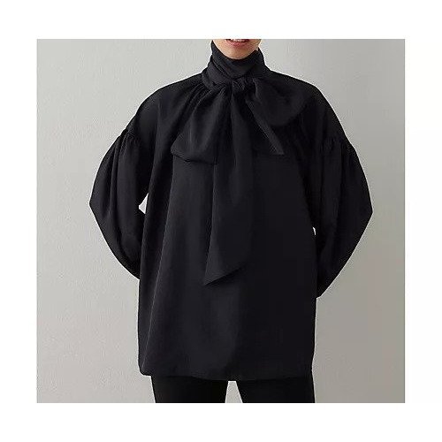 【ウィムガゼット/Whim Gazette】のシルキーボウタイブラウス インテリア・キッズ・メンズ・レディースファッション・服の通販 founy(ファニー) https://founy.com/ ファッション Fashion レディースファッション Fashion for Women トップス・カットソー Cut & Sew Tops シャツ・ブラウス・オフィスカジュアル Elegant Blouses & Button-Ups エアリー Airy Texture シルク Silk, 100% Silk ハイネック High Neck, Mock Neck リボン Ribbon, Bow エレガント 上品 Elegant 2025年 2025 2025-2026秋冬・A/W Autumn/Winter 2025–26 AW25–26 |ID: prp329100004729591 ipo3291000000034166863