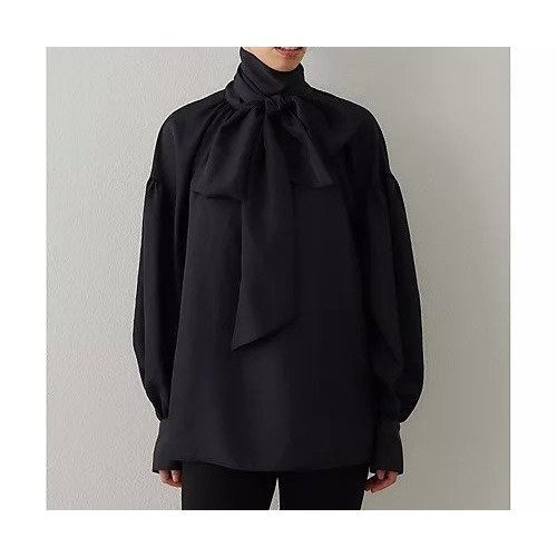 【ウィムガゼット/Whim Gazette】のシルキーボウタイブラウス 人気、トレンドファッション・服の通販 founy(ファニー) 　ファッション　Fashion　レディースファッション　Fashion for Women　トップス・カットソー　Cut & Sew Tops　シャツ・ブラウス・オフィスカジュアル　Elegant Blouses & Button-Ups　エアリー　Airy Texture　シルク　Silk, 100% Silk　ハイネック　High Neck, Mock Neck　リボン　Ribbon, Bow　エレガント 上品　Elegant　2025年　2025　2025-2026秋冬・A/W　Autumn/Winter 2025–26 AW25–26　other-2|ID: prp329100004729591 ipo3291000000034166869