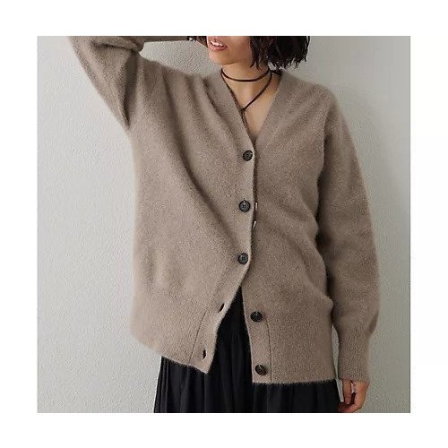 【ウィムガゼット/Whim Gazette】のF/Wロングカーディガン インテリア・キッズ・メンズ・レディースファッション・服の通販 founy(ファニー) 　ファッション　Fashion　レディースファッション　Fashion for Women　トップス・カットソー　Cut & Sew Tops　カーディガン・羽織り　Layered Style Cardigans　2025年　2025　2025-2026秋冬・A/W　Autumn/Winter 2025–26 AW25–26　カーディガン　Cardigan, Knitwear　シンプル　Simple, Minimal　バランス　Balance, Style Balance　フォックス　Fox, Fox Fur　ロング　Long, Long-Length　エレガント 上品　Elegant　モカ|ID: prp329100004729620 ipo3291000000034167090