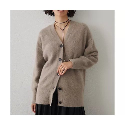 【ウィムガゼット/Whim Gazette】のF/Wロングカーディガン 人気、トレンドファッション・服の通販 founy(ファニー) 　ファッション　Fashion　レディースファッション　Fashion for Women　トップス・カットソー　Cut & Sew Tops　カーディガン・羽織り　Layered Style Cardigans　2025年　2025　2025-2026秋冬・A/W　Autumn/Winter 2025–26 AW25–26　カーディガン　Cardigan, Knitwear　シンプル　Simple, Minimal　バランス　Balance, Style Balance　フォックス　Fox, Fox Fur　ロング　Long, Long-Length　エレガント 上品　Elegant　other-2|ID: prp329100004729620 ipo3291000000034167092