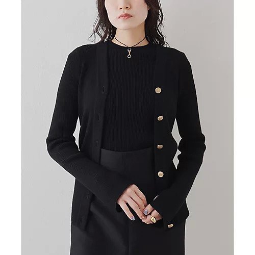【ウィムガゼット/Whim Gazette】のリブニットカーディガン インテリア・キッズ・メンズ・レディースファッション・服の通販 founy(ファニー) https://founy.com/ ファッション Fashion レディースファッション Fashion for Women トップス・カットソー Cut & Sew Tops ニット Knit Tops & Sweaters カーディガン・羽織り Layered Style Cardigans アンサンブル Ensemble Set カーディガン Cardigan, Knitwear スリット Slit, Slit Detail フィット Fit, Slim Fit おすすめ Recommended / Our Picks エレガント 上品 Elegant 2025年 2025 2025-2026秋冬・A/W Autumn/Winter 2025–26 AW25–26 |ID: prp329100004729623 ipo3291000000034167103