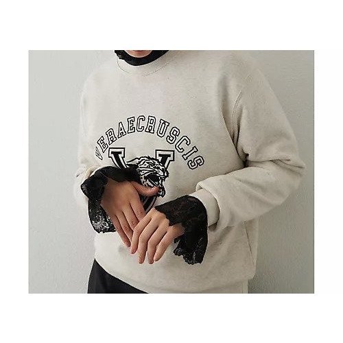 【ウィムガゼット/Whim Gazette】のロゴフロッキー裏毛 インテリア・キッズ・メンズ・レディースファッション・服の通販 founy(ファニー) ファッション Fashion レディースファッション Fashion for Women 2025年 2025 2025-2026秋冬・A/W Autumn/Winter 2025–26 AW25–26 おすすめ Recommended / Our Picks コンパクト Compact, Small Size スウェット / スエット Sweatshirt, Sweatwear ヴィンテージ Vintage Style エレガント 上品 Elegant 吸水 Absorbent, Quick-Dry ライトベージュ|ID: prp329100004729625 ipo3291000000034167125