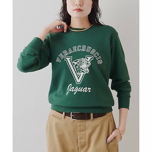 【ウィムガゼット/Whim Gazette】のロゴフロッキー裏毛 インテリア・キッズ・メンズ・レディースファッション・服の通販 founy(ファニー) ファッション Fashion レディースファッション Fashion for Women 2025年 2025 2025-2026秋冬・A/W Autumn/Winter 2025–26 AW25–26 おすすめ Recommended / Our Picks コンパクト Compact, Small Size スウェット / スエット Sweatshirt, Sweatwear ヴィンテージ Vintage Style エレガント 上品 Elegant 吸水 Absorbent, Quick-Dry グリーン|ID: prp329100004729625 ipo3291000000034167127