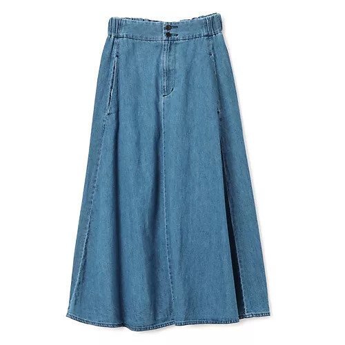 【パドカレ/pas de calais】のNaturalDenim SK インテリア・キッズ・メンズ・レディースファッション・服の通販 founy(ファニー) https://founy.com/ ファッション Fashion レディースファッション Fashion for Women スカート Skirts デニム Denim, Jeans Material フレア Flare, Flared リラックス Relax, Relaxed Fit 洗える Machine Washable |ID: prp329100004729637 ipo3291000000034167214