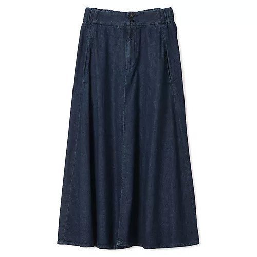【パドカレ/pas de calais】のNaturalDenim SK インテリア・キッズ・メンズ・レディースファッション・服の通販 founy(ファニー) 　ファッション　Fashion　レディースファッション　Fashion for Women　スカート　Skirts　デニム　Denim, Jeans Material　フレア　Flare, Flared　リラックス　Relax, Relaxed Fit　洗える　Machine Washable　インディゴ|ID: prp329100004729637 ipo3291000000034167217