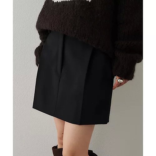 【ウィムガゼット/Whim Gazette】のタックミニスカート 人気、トレンドファッション・服の通販 founy(ファニー) 　ファッション　Fashion　レディースファッション　Fashion for Women　スカート　Skirts　ミニスカート　Mini Skirts　2025年　2025　2025-2026秋冬・A/W　Autumn/Winter 2025–26 AW25–26　ストレッチ　Stretch, Stretchy Fabric　スニーカー　Sneakers, Trainers　スマート　Smart, Elegant　センター　Center, Center Line　ソックス　Socks, Hosiery　タイツ　Tights, Legwear　ダブル　Double, Double-Breasted　ミニスカート　Mini Skirt, Short Skirt　エレガント 上品　Elegant　other-3|ID: prp329100004729641 ipo3291000000034167249