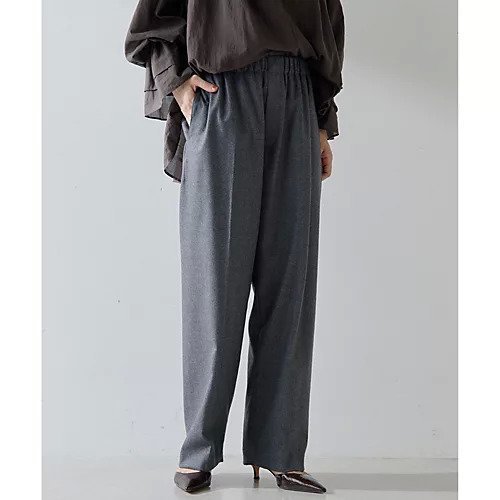 【ウィムガゼット/Whim Gazette】のサキソニーウールパンツ インテリア・キッズ・メンズ・レディースファッション・服の通販 founy(ファニー) https://founy.com/ ファッション Fashion レディースファッション Fashion for Women パンツ Pants & Trousers 2025年 2025 2025-2026秋冬・A/W Autumn/Winter 2025–26 AW25–26 ストレッチ Stretch, Stretchy Fabric センター Center, Center Line マニッシュ Mannish, Boyish リボン Ribbon, Bow エレガント 上品 Elegant |ID: prp329100004729655 ipo3291000000034167330