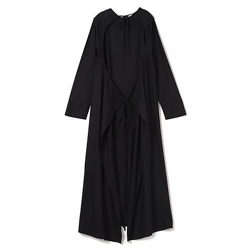 【ベースレンジ/Baserange】のLONG SLEEVE APRON DRESS 人気、トレンドファッション・服の通販 founy(ファニー) 　ファッション　Fashion　レディースファッション　Fashion for Women　トップス・カットソー　Cut & Sew Tops　ワンピース　Dresses　フォーマル・パーティードレス・結婚式用ドレス　Elegant & Casual Dresses　2025年　2025　2025-2026秋冬・A/W　Autumn/Winter 2025–26 AW25–26　クラシカル　Classical, Vintage-Inspired　シンプル　Simple, Minimal　ドレス　Dress, One-Piece　リボン　Ribbon, Bow　洗える　Machine Washable　other-2|ID: prp329100004729663 ipo3291000000034167410