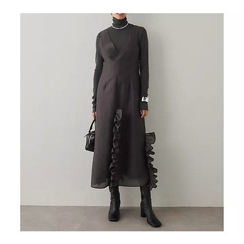 【ウィムガゼット/Whim Gazette】のフリルオーガンジーワンピース インテリア・キッズ・メンズ・レディースファッション・服の通販 founy(ファニー) https://founy.com/ ファッション Fashion レディースファッション Fashion for Women ワンピース Dresses 2025年 2025 2025-2026秋冬・A/W Autumn/Winter 2025–26 AW25–26 おすすめ Recommended / Our Picks オーガンジー Organza Fabric フリル Frill, Ruffle A/W・秋冬 Autumn/Winter |ID: prp329100004729665 ipo3291000000034167417