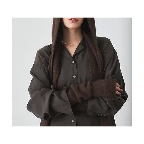 【ウィムガゼット/Whim Gazette】の【THROW】別注カラー Hoodie Scarf インテリア・キッズ・メンズ・レディースファッション・服の通販 founy(ファニー) ファッション Fashion レディースファッション Fashion for Women シンプル Simple, Minimal スカーフ Scarf, Neckwear ストール Stole, Wrap トレンド Trend, Trending Now ブランケット Blanket, Throw Blanket 別注 Limited Edition, Custom Order モダン Modern, Contemporary 2025年 2025 2025-2026秋冬・A/W Autumn/Winter 2025–26 AW25–26 ブラウン|ID: prp329100004729695 ipo3291000000034167630