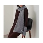 【ウィムガゼット/Whim Gazette】の【Hoaw.】カシミヤリブストール グレー|ID: prp329100004729698 ipo3291000000034167650