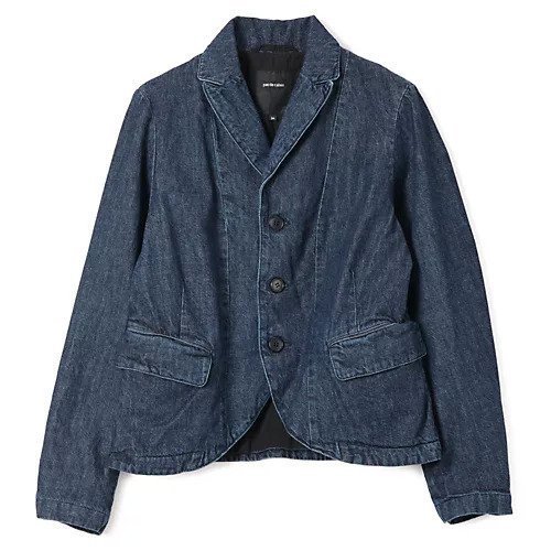 【パドカレ/pas de calais】の25AW NaturalDenim JK インテリア・キッズ・メンズ・レディースファッション・服の通販 founy(ファニー) 　ファッション　Fashion　レディースファッション　Fashion for Women　2025年　2025　2025-2026秋冬・A/W　Autumn/Winter 2025–26 AW25–26　コンパクト　Compact, Small Size　ジャケット　Jacket, Outerwear　デニム　Denim, Jeans Material　洗える　Machine Washable　インディゴ|ID: prp329100004729732 ipo3291000000034167890