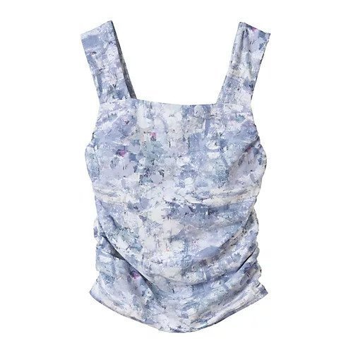 【ジュリエ/Julier】のsand flowerプリントミドルトップス 人気、トレンドファッション・服の通販 founy(ファニー) 　ファッション　Fashion　レディースファッション　Fashion for Women　トップス・カットソー　Cut & Sew Tops　スポーツウェア　Functional & Stylish Sportswear　ギャザー　Gathered, Ruffled　コレクション　Collection, Seasonal Line　スクエア　Square, Square Shape　ストレッチ　Stretch, Stretchy Fabric　テクスチャー　Texture, Textured Fabric　トレンド　Trend, Trending Now　人気　Popular, Best Seller　バランス　Balance, Style Balance　ビーチ　Beach, Seaside　フィット　Fit, Slim Fit　フラワー　Flower, Floral　プリント　Print, Printed Pattern　ボトム　Bottoms, Lower Wear　ミドル　Middle Length, Mid Height　水着　Swimsuit, Swimwear　ヨガ　Yoga, Yoga Wear　ラップ　Wrap, Wrap Design　ランニング　Running, Running Wear, Activewear, Jogging　リゾート　Resort, Vacation Style　リラックス　Relax, Relaxed Fit　レギンス　Leggings, Stretch Pants　エレガント 上品　Elegant　other-2|ID: prp329100004729739 ipo3291000000034167938