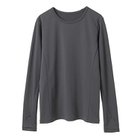 【ジュリエ/Julier】のジェントルスムースロングスリーブプルオーバー チャコール|ID: prp329100004729746 ipo3291000000034167963