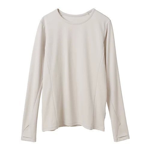 【ジュリエ/Julier】のジェントルスムースロングスリーブプルオーバー インテリア・キッズ・メンズ・レディースファッション・服の通販 founy(ファニー) 　ファッション　Fashion　レディースファッション　Fashion for Women　トップス・カットソー　Cut & Sew Tops　カジュアルプルオーバー・ニットトップス　Pullovers & Knit Tops / Casual Pullovers　スポーツウェア　Functional & Stylish Sportswear　コレクション　Collection, Seasonal Line　吸水　Absorbent, Quick-Dry　軽量　Lightweight, Ultra Light　シンプル　Simple, Minimal　ストレッチ　Stretch, Stretchy Fabric　デコルテ　Décolleté, Neckline　長袖　Long Sleeve, Full Sleeve　ボトム　Bottoms, Lower Wear　水着　Swimsuit, Swimwear　無地　Plain, Solid Color　ヨガ　Yoga, Yoga Wear　ラベンダー　Lavender　ランニング　Running, Running Wear, Activewear, Jogging　リラックス　Relax, Relaxed Fit　ワーク　Workwear, Utility Style　ベージュ|ID: prp329100004729746 ipo3291000000034167965