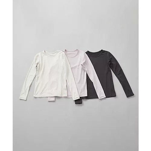 【ジュリエ/Julier】のジェントルスムースロングスリーブプルオーバー 人気、トレンドファッション・服の通販 founy(ファニー) 　ファッション　Fashion　レディースファッション　Fashion for Women　トップス・カットソー　Cut & Sew Tops　カジュアルプルオーバー・ニットトップス　Pullovers & Knit Tops / Casual Pullovers　スポーツウェア　Functional & Stylish Sportswear　コレクション　Collection, Seasonal Line　吸水　Absorbent, Quick-Dry　軽量　Lightweight, Ultra Light　シンプル　Simple, Minimal　ストレッチ　Stretch, Stretchy Fabric　デコルテ　Décolleté, Neckline　長袖　Long Sleeve, Full Sleeve　ボトム　Bottoms, Lower Wear　水着　Swimsuit, Swimwear　無地　Plain, Solid Color　ヨガ　Yoga, Yoga Wear　ラベンダー　Lavender　ランニング　Running, Running Wear, Activewear, Jogging　リラックス　Relax, Relaxed Fit　ワーク　Workwear, Utility Style　other-2|ID: prp329100004729746 ipo3291000000034167968