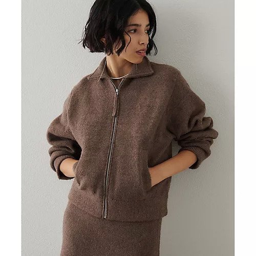 【ウィムガゼット/Whim Gazette】のニットブルゾン インテリア・キッズ・メンズ・レディースファッション・服の通販 founy(ファニー) https://founy.com/ ファッション Fashion レディースファッション Fashion for Women アウター Coat / Outerwear Collection ブルゾンジャケット・スポーティアウター Blouson Jackets トップス・カットソー Cut & Sew Tops ニット Knit Tops & Sweaters 2025年 2025 2025-2026秋冬・A/W Autumn/Winter 2025–26 AW25–26 おすすめ Recommended / Our Picks ストレッチ Stretch, Stretchy Fabric セットアップ Set-Up, Coordinated Outfit バランス Balance, Style Balance フォルム Silhouette, Form ブルゾン Blouson, Bomber Jacket ボトム Bottoms, Lower Wear メランジ Melange, Mixed Yarn エレガント 上品 Elegant 秋 Autumn |ID: prp329100004729753 ipo3291000000034168030