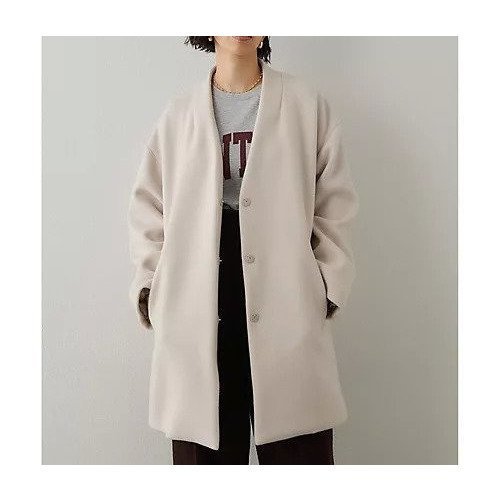 【ウィムガゼット/Whim Gazette】のダブルビーバーミドルコート インテリア・キッズ・メンズ・レディースファッション・服の通販 founy(ファニー) https://founy.com/ ファッション Fashion レディースファッション Fashion for Women アウター Coat / Outerwear Collection コート・ロングコート・ピーコート Long Coats, Peacoats & More カーディガン Cardigan, Knitwear ショルダー Shoulder, Shoulder Strap ショート Short, Short Length シンプル Simple, Minimal ジャケット Jacket, Outerwear スタンダード Standard, Basic トレンド Trend, Trending Now ドロップ Drop Shoulder, Dropped Style 定番 Standard, Basic Item フロント Front, Front Design ベーシック Basic, Essential ミドル Middle Length, Mid Height リラックス Relax, Relaxed Fit エレガント 上品 Elegant 2025年 2025 2025-2026秋冬・A/W Autumn/Winter 2025–26 AW25–26 |ID: prp329100004729768 ipo3291000000034168115
