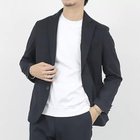 【ノーリーズ グッドマン/NOLLEY'S goodman / MEN】の《セットアップ対応》【Active Jersey】ホームスパン ストレッチイージーJK ネイビー|ID: prp329100004729777 ipo3291000000034168223