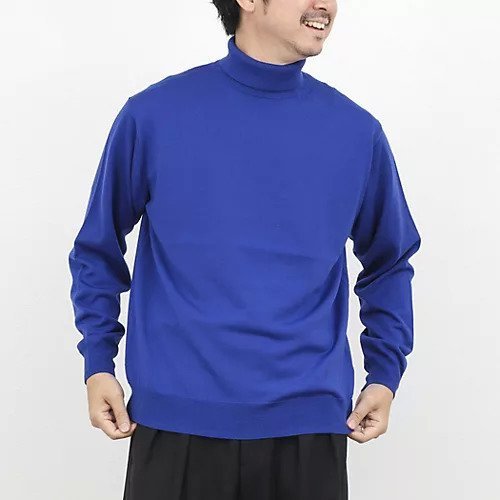 【ノーリーズ グッドマン/NOLLEY'S goodman / MEN】のウォッシャブル タートルネックニット 25AW インテリア・キッズ・メンズ・レディースファッション・服の通販 founy(ファニー) ファッション Fashion メンズファッション Fashion for Men 2025年 2025 2025-2026秋冬・A/W Autumn/Winter 2025–26 AW25–26 なめらか Smooth, Silky Texture インナー Innerwear ウォッシャブル Machine Washable ジャケット Jacket, Outerwear スラックス Slacks, Dress Pants タートルネック Turtleneck, High Neck デニム Denim, Jeans Material ブルゾン Blouson, Bomber Jacket リラックス Relax, Relaxed Fit エレガント 上品 Elegant ロイヤルブルー|ID: prp329100004729779 ipo3291000000034544136