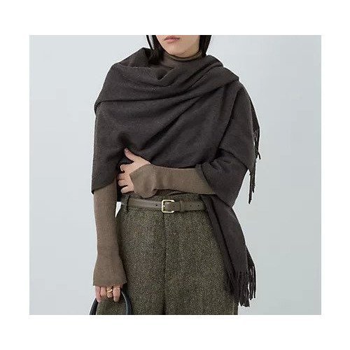 【カオス/Chaos】のelegancese 別注カシミヤストール インテリア・キッズ・メンズ・レディースファッション・服の通販 founy(ファニー) 　ファッション　Fashion　レディースファッション　Fashion for Women　イエロー　Yellow　コレクション　Collection, Seasonal Line　ストール　Stole, Wrap　チェック　Check, Plaid, Tartan　バランス　Balance, Style Balance　別注　Limited Edition, Custom Order　ミックス　Mix, Mixed Style　モダン　Modern, Contemporary　ラグジュアリー　Luxury, Elegant　冬　Winter / This Winter　ダークブラウン|ID: prp329100004729899 ipo3291000000034168830