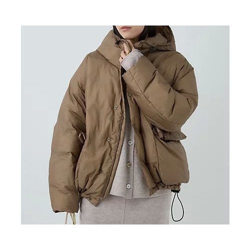 【カオス/Chaos】のREMI RELIEF 別注ショートダウン インテリア・キッズ・メンズ・レディースファッション・服の通販 founy(ファニー) 　ファッション　Fashion　レディースファッション　Fashion for Women　ヴィンテージ　Vintage Style　今季　This Season, Current Season　軽量　Lightweight, Ultra Light　ショート　Short, Short Length　スタイリッシュ　Stylish, Fashionable　ダウン　Down, Puffer　バランス　Balance, Style Balance　パターン　Pattern, Design Print　ポケット　Pocket, Pocket Detail　ポーチ　Pouch, Small Case　別注　Limited Edition, Custom Order　冬　Winter / This Winter　2025年　2025　2025-2026秋冬・A/W　Autumn/Winter 2025–26 AW25–26　モカ|ID: prp329100004729901 ipo3291000000034168845