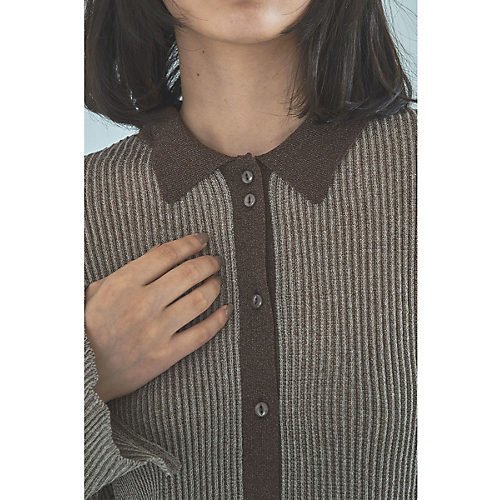【マージュール/marjour】のPLATING KNIT SHIRTS 人気、トレンドファッション・服の通販 founy(ファニー) 　ファッション　Fashion　レディースファッション　Fashion for Women　トップス・カットソー　Cut & Sew Tops　ニット　Knit Tops & Sweaters　シャツ・ブラウス・オフィスカジュアル　Elegant Blouses & Button-Ups　ロングTシャツ・Tシャツ　Longline T-Shirts & Tees　インナー　Innerwear　秋　Autumn　ストライプ　Stripe, Striped Pattern　ストレッチ　Stretch, Stretchy Fabric　ポケット　Pocket, Pocket Detail　夏　Summer　other-2|ID: prp329100004731567 ipo3291000000036045133