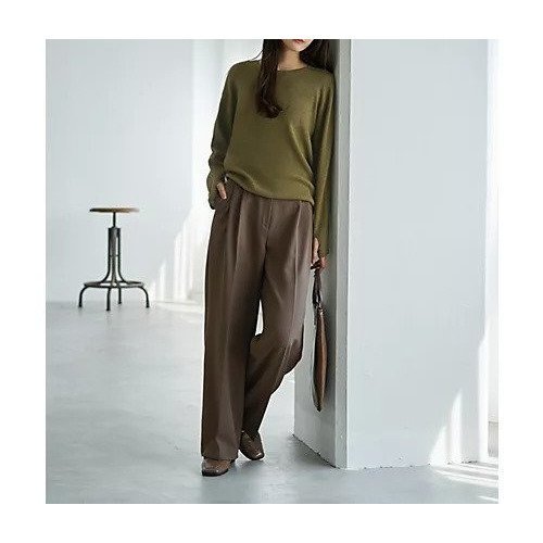 【スタイルデリ/STYLE DELI】のソフトタッチ 指あきクルーネックプルオーバー 人気、トレンドファッション・服の通販 founy(ファニー) 　ファッション　Fashion　レディースファッション　Fashion for Women　トップス・カットソー　Cut & Sew Tops　カジュアルプルオーバー・ニットトップス　Pullovers & Knit Tops / Casual Pullovers　イエロー　Yellow　インナー　Innerwear　エアリー　Airy Texture　コンパクト　Compact, Small Size　今季　This Season, Current Season　定番　Standard, Basic Item　長袖　Long Sleeve, Full Sleeve　バランス　Balance, Style Balance　フィット　Fit, Slim Fit　ポケット　Pocket, Pocket Detail　A/W・秋冬　Autumn/Winter　other-2|ID: prp329100004731568 ipo3291000000034175865