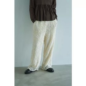【マージュール/marjour】 FLOWER LACE PANTS人気、トレンドファッション・服の通販 founy(ファニー) ファッション Fashion レディースファッション Fashion for Women パンツ Pants & Trousers スウェット / スエット Sweatshirt, Sweatwear ストレッチ Stretch, Stretchy Fabric ポケット Pocket, Pocket Detail レース Lace, Lace Fabric エレガント 上品 Elegant 夏 Summer |ID:prp329100004731576