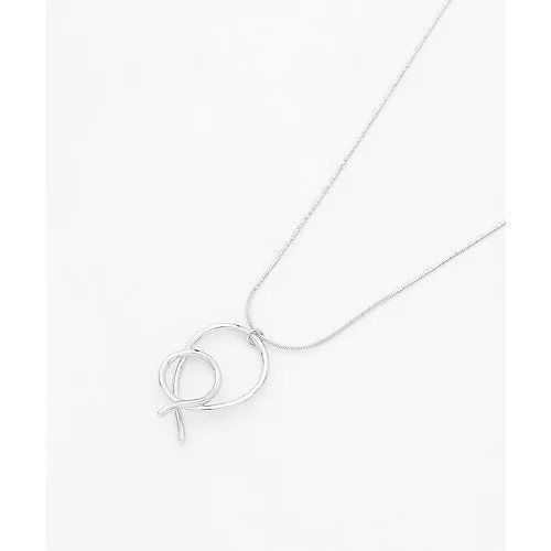 【エニー/ANY】のノットモチーフネックレス 人気、トレンドファッション・服の通販 founy(ファニー) 　ファッション　Fashion　レディースファッション　Fashion for Women　ジュエリー　Jewelry　ネックレス　Necklaces & Pendants　アクセサリー　Fashion Accessories　シルバー　Silver, Metallic Silver　シンプル　Simple, Minimal　トレンド　Trend, Trending Now　トレーナー　Sweatshirt, Trainer　ネックレス　Necklace, Pendant Necklace　メタル　Metal, Metal Parts　モチーフ　Motif, Design Theme　エレガント 上品　Elegant　A/W・秋冬　Autumn/Winter　 other-1|ID: prp329100004731593 ipo3291000000034176063