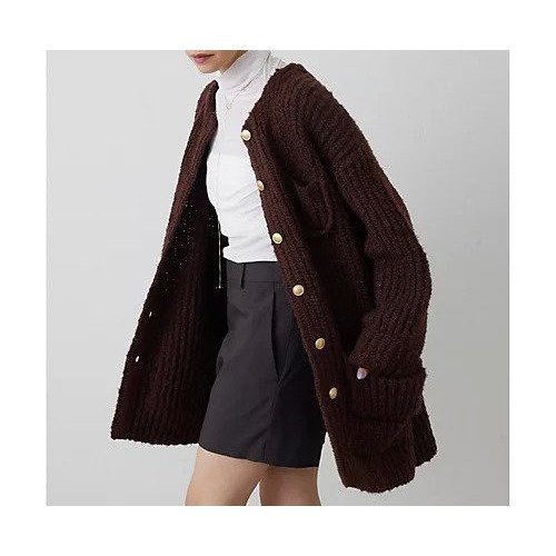 【ウィムガゼット/Whim Gazette】の【THE PAUSE】ニットボタンジャケット インテリア・キッズ・メンズ・レディースファッション・服の通販 founy(ファニー) 　ファッション　Fashion　レディースファッション　Fashion for Women　アウター　Coat / Outerwear Collection　レディースジャケット・軽アウター　Jackets　ヴィンテージ　Vintage Style　秋　Autumn　カーディガン　Cardigan, Knitwear　クラシカル　Classical, Vintage-Inspired　グラデーション　Gradient, Ombre　シンプル　Simple, Minimal　ジャケット　Jacket, Outerwear　セットアップ　Set-Up, Coordinated Outfit　フロント　Front, Front Design　ボトム　Bottoms, Lower Wear　ポケット　Pocket, Pocket Detail　ミックス　Mix, Mixed Style　ワーク　Workwear, Utility Style　冬　Winter / This Winter　おすすめ　Recommended / Our Picks　2025年　2025　2025-2026秋冬・A/W　Autumn/Winter 2025–26 AW25–26　バーガンディー|ID: prp329100004731602 ipo3291000000034176127