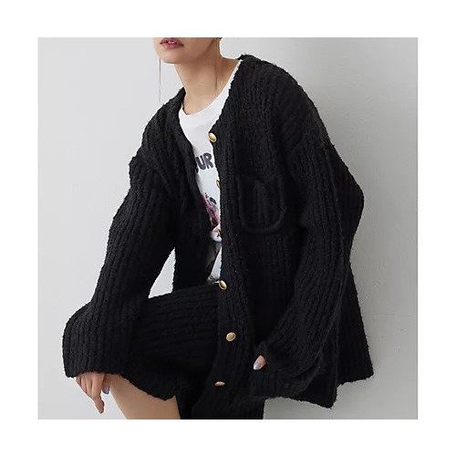 【ウィムガゼット/Whim Gazette】の【THE PAUSE】ニットボタンジャケット 人気、トレンドファッション・服の通販 founy(ファニー) 　ファッション　Fashion　レディースファッション　Fashion for Women　アウター　Coat / Outerwear Collection　レディースジャケット・軽アウター　Jackets　ヴィンテージ　Vintage Style　秋　Autumn　カーディガン　Cardigan, Knitwear　クラシカル　Classical, Vintage-Inspired　グラデーション　Gradient, Ombre　シンプル　Simple, Minimal　ジャケット　Jacket, Outerwear　セットアップ　Set-Up, Coordinated Outfit　フロント　Front, Front Design　ボトム　Bottoms, Lower Wear　ポケット　Pocket, Pocket Detail　ミックス　Mix, Mixed Style　ワーク　Workwear, Utility Style　冬　Winter / This Winter　おすすめ　Recommended / Our Picks　2025年　2025　2025-2026秋冬・A/W　Autumn/Winter 2025–26 AW25–26　other-2|ID: prp329100004731602 ipo3291000000034176131