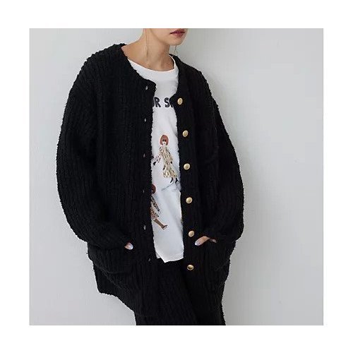 【ウィムガゼット/Whim Gazette】の【THE PAUSE】ニットボタンジャケット 人気、トレンドファッション・服の通販 founy(ファニー) 　ファッション　Fashion　レディースファッション　Fashion for Women　アウター　Coat / Outerwear Collection　レディースジャケット・軽アウター　Jackets　ヴィンテージ　Vintage Style　秋　Autumn　カーディガン　Cardigan, Knitwear　クラシカル　Classical, Vintage-Inspired　グラデーション　Gradient, Ombre　シンプル　Simple, Minimal　ジャケット　Jacket, Outerwear　セットアップ　Set-Up, Coordinated Outfit　フロント　Front, Front Design　ボトム　Bottoms, Lower Wear　ポケット　Pocket, Pocket Detail　ミックス　Mix, Mixed Style　ワーク　Workwear, Utility Style　冬　Winter / This Winter　おすすめ　Recommended / Our Picks　2025年　2025　2025-2026秋冬・A/W　Autumn/Winter 2025–26 AW25–26　other-3|ID: prp329100004731602 ipo3291000000034176133
